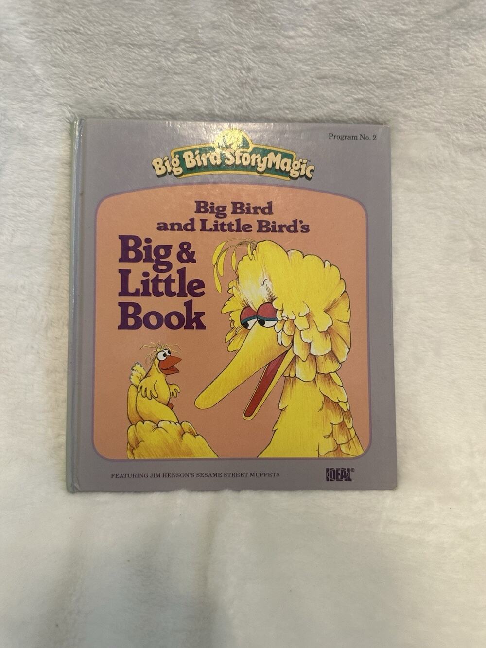 Vintage 1986 Sesame Street Big Bird And Little Birds Big And Little Book